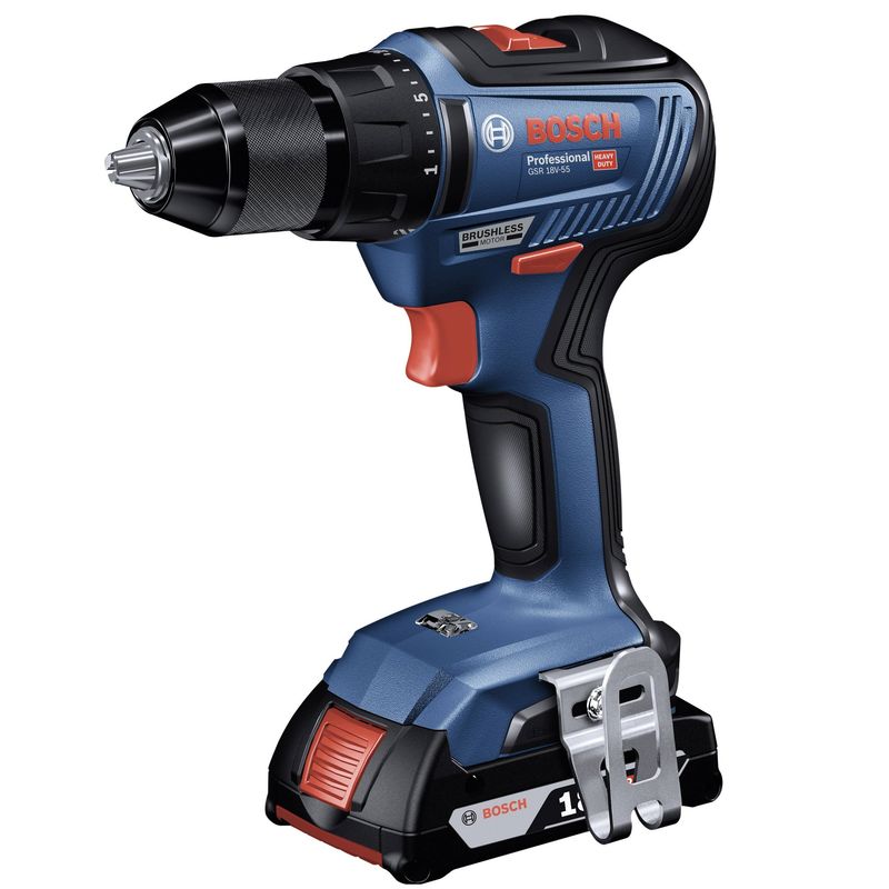دریل  پیچ گوشتی چکشی شارژی بوش مدل gsb 18v 50 professional heavy duty